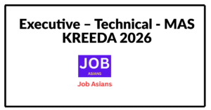 Executive – Technical - MAS KREEDA 2026