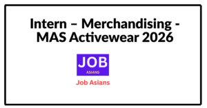 Intern – Merchandising - MAS Activewear 2026
